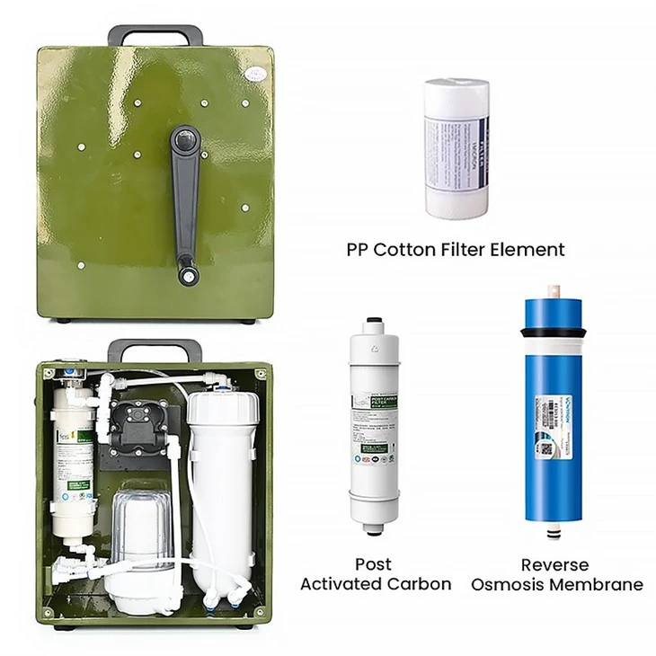 Emergency Manual Water Purification Filtration Equipment